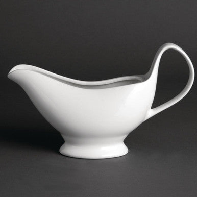 Olympia Whiteware Gravy Boats 340ml 12oz 6 Pack U831