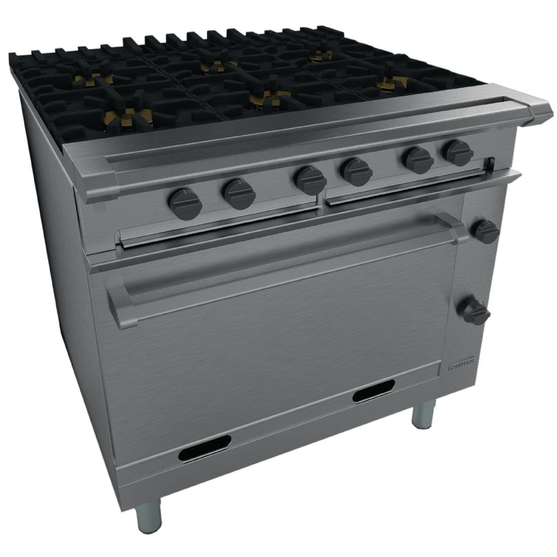 Falcon Chieftain 6 Burner Propane Gas Oven Range G1066X U985-P