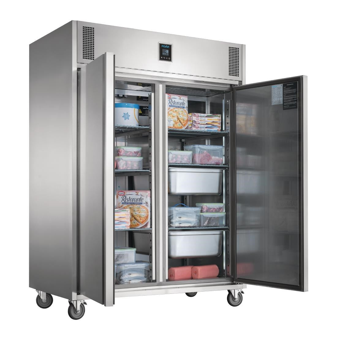 Polar U-Series Premium Double Door Freezer 1170Ltr UA004
