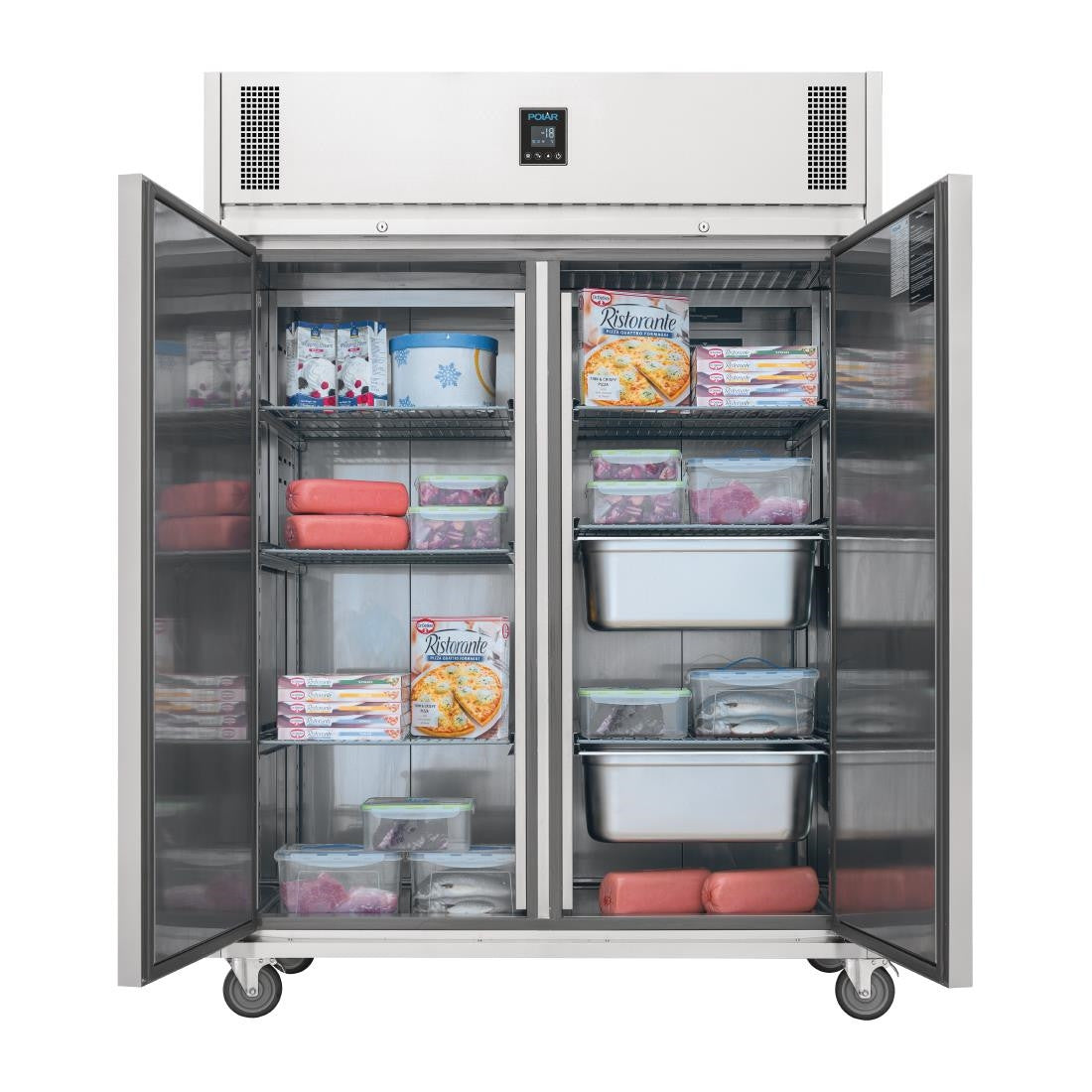 Polar U-Series Premium Double Door Freezer 1170Ltr UA004