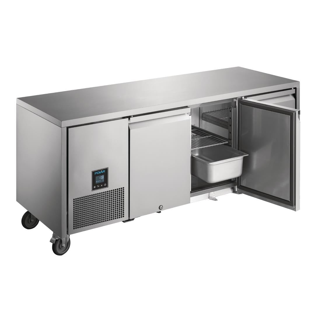Polar U-Series Premium Triple Door Counter Freezer 420Ltr UA008