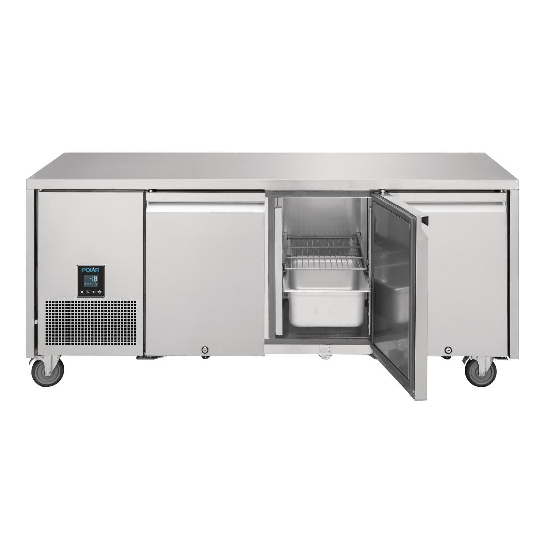 Polar U-Series Premium Triple Door Counter Freezer 420Ltr UA008