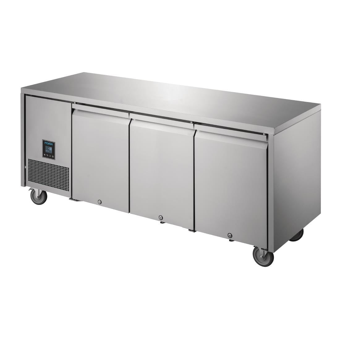 Polar U-Series Premium Triple Door Counter Freezer 420Ltr UA008