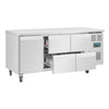 Polar U-Series Single Door and 4 Drawer Counter Fridge 358Ltr UA020
