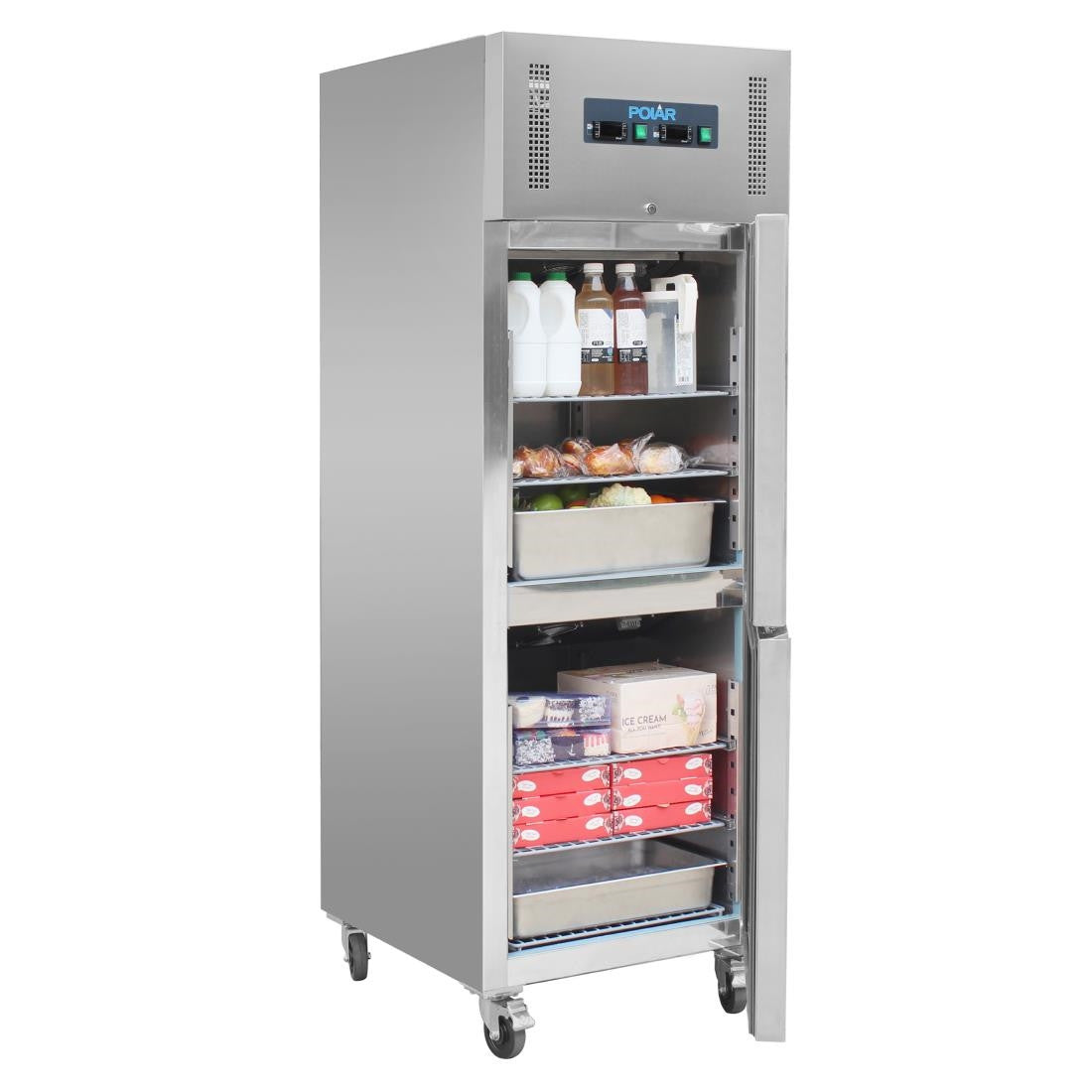 Polar U-Series Fridge Freezer 600Ltr UA025