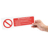 Vogue Microwave Oven Safety Sign W231