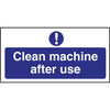 Vogue Clean machine after use Sign W371