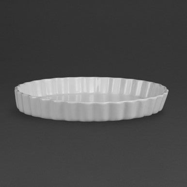 Olympia Whiteware Flan Dishes 297mm 6 Pack W416