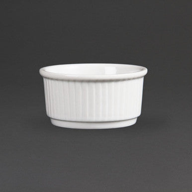 Olympia Whiteware Stacking Ramekins 85mm 12 Pack W421