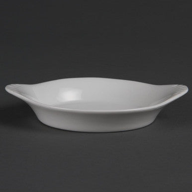 Olympia Whiteware Round Eared Dishes 156x 126mm 6 Pack W443