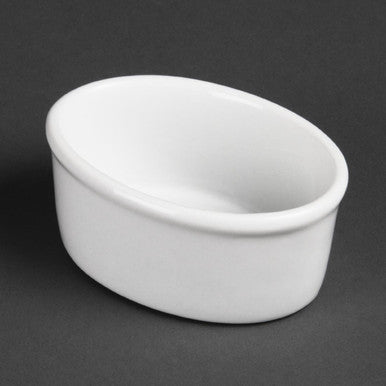 Olympia Whiteware Oval Ramekins 105mm 12 Pack W445