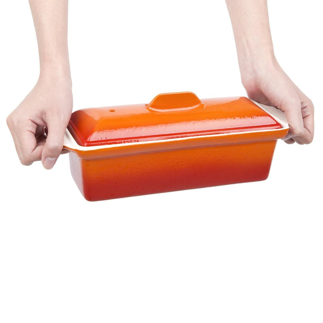 Vogue Orange Pate Terrine Mould 1.3Ltr W455