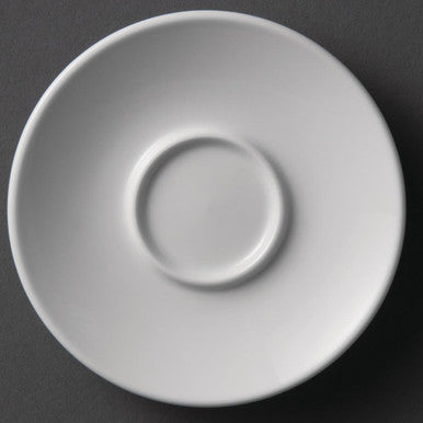 Olympia Whiteware Espresso Saucers 120mm 12 Pack Y112