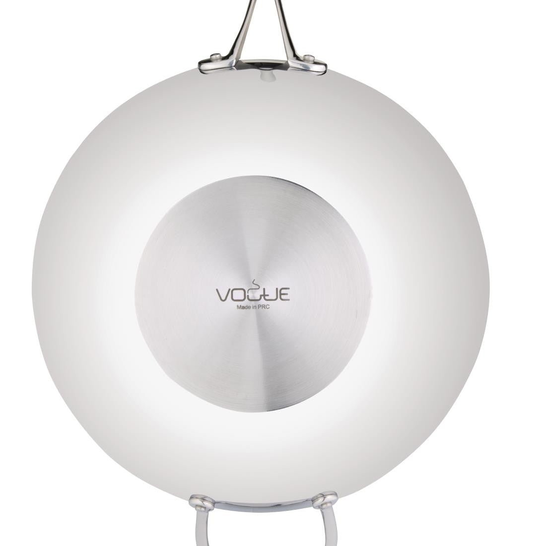 Vogue Tri Wall Wok Flat Base 305mm Y261
