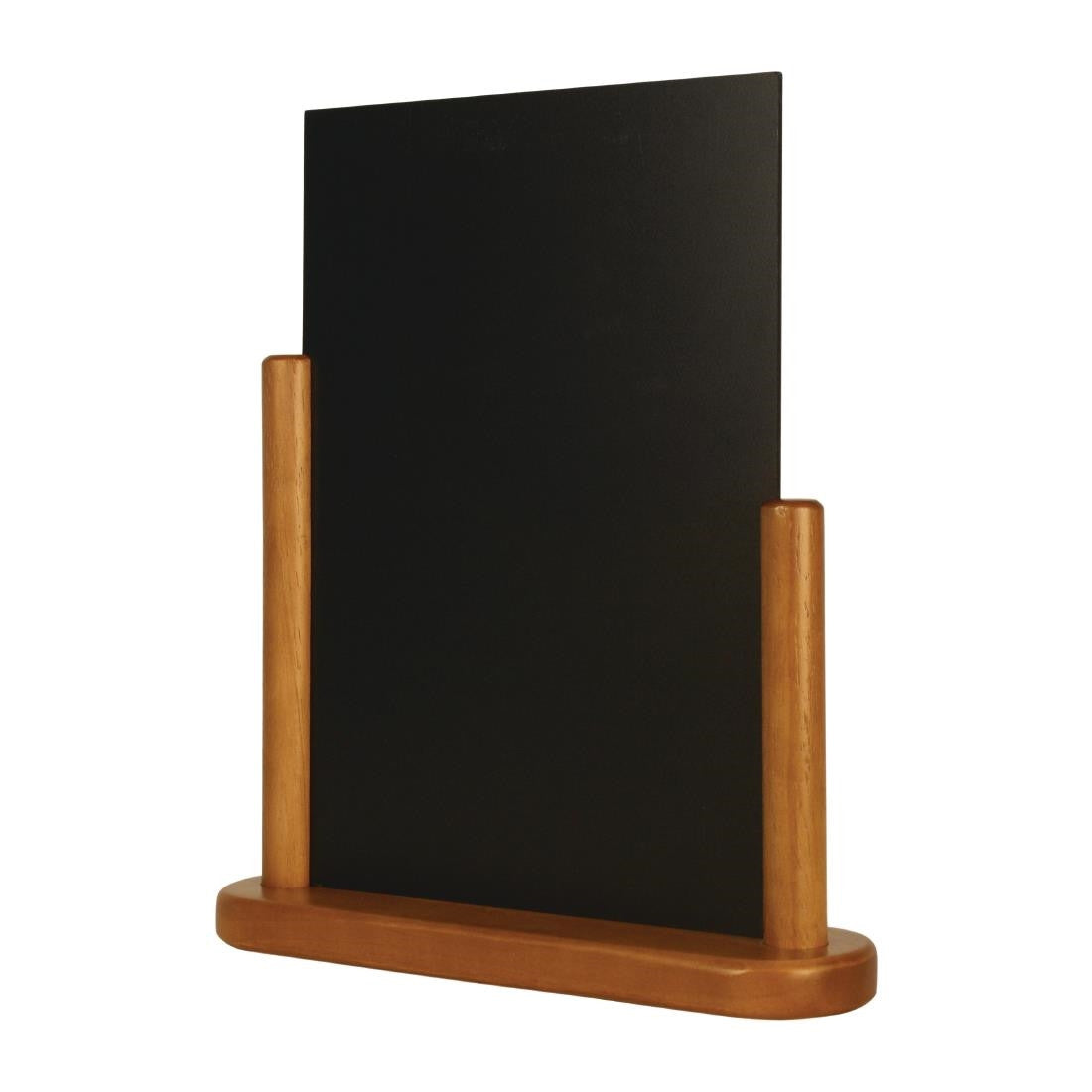 Securit Half Frame Table Top Blackboard 320 x 270mm Teak Y870