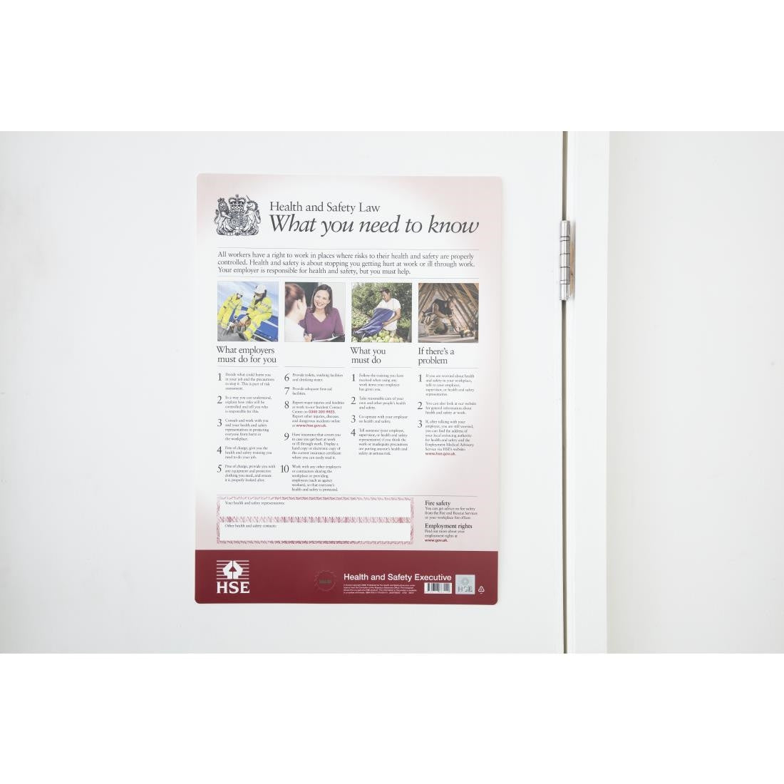 Health & Safety Law Poster A2 Y925