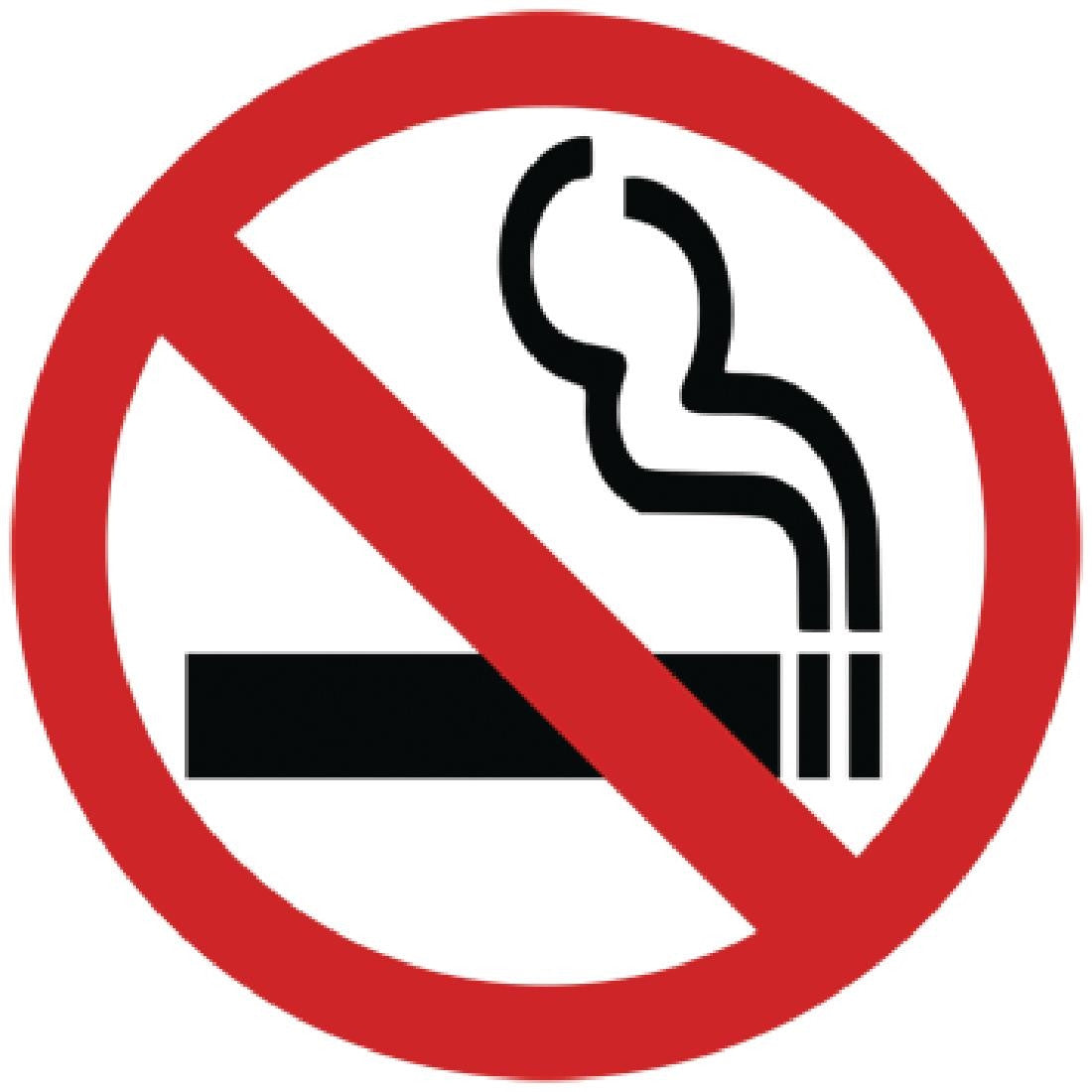Vogue No Smoking Symbol Window Sign Y937